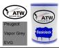 Preview: Peugeot, Vapor Grey, EVG: 500ml Lackdose, von ATW Autoteile West.